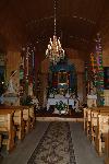 Dobrylas, drewniany kościół pw. Najświętszego Sakramentu, ołtarz 