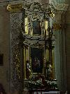 Czerwin, barokowy kościół pw. Trójcy Przenajświętszej, ołtarz boczny