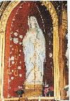 Czarnia, kościół pw. św. Michała Archanioła, figura Matki Boskiej ze sznurem bursztynów